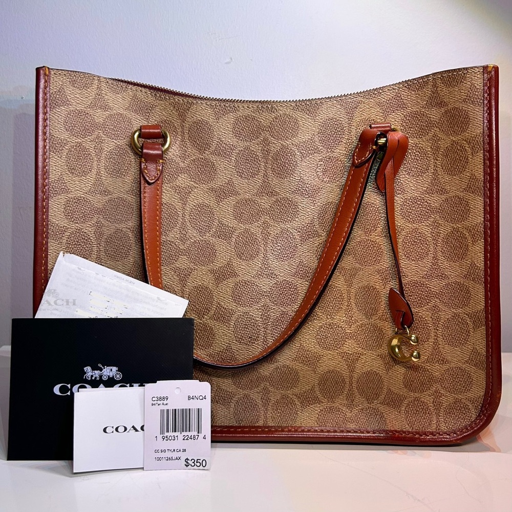 Coach Purse: Tyler Carryall 28 in Signature Canvas